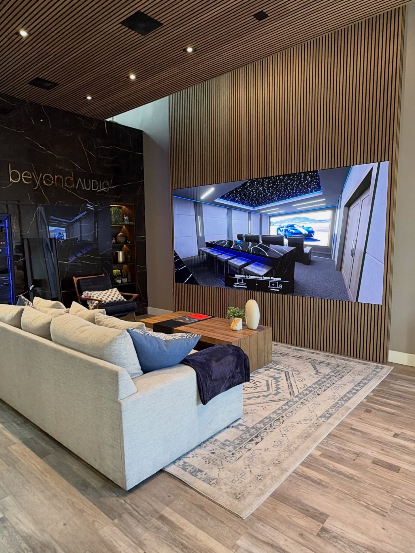 Step into the future of home design at our Beyond Audio Scottsdale showroom! 📺✨